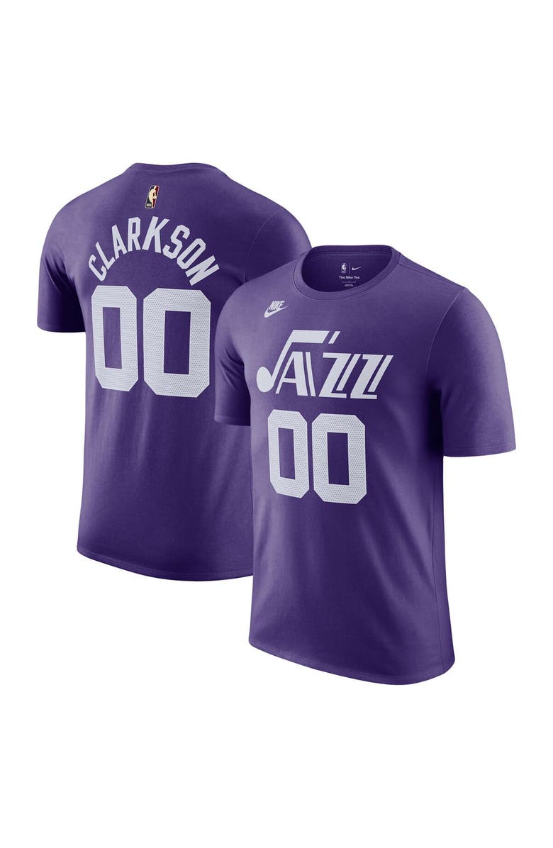 Nike Men's Nike Jordan Clarkson Purple Utah Jazz, Alternate, color, 