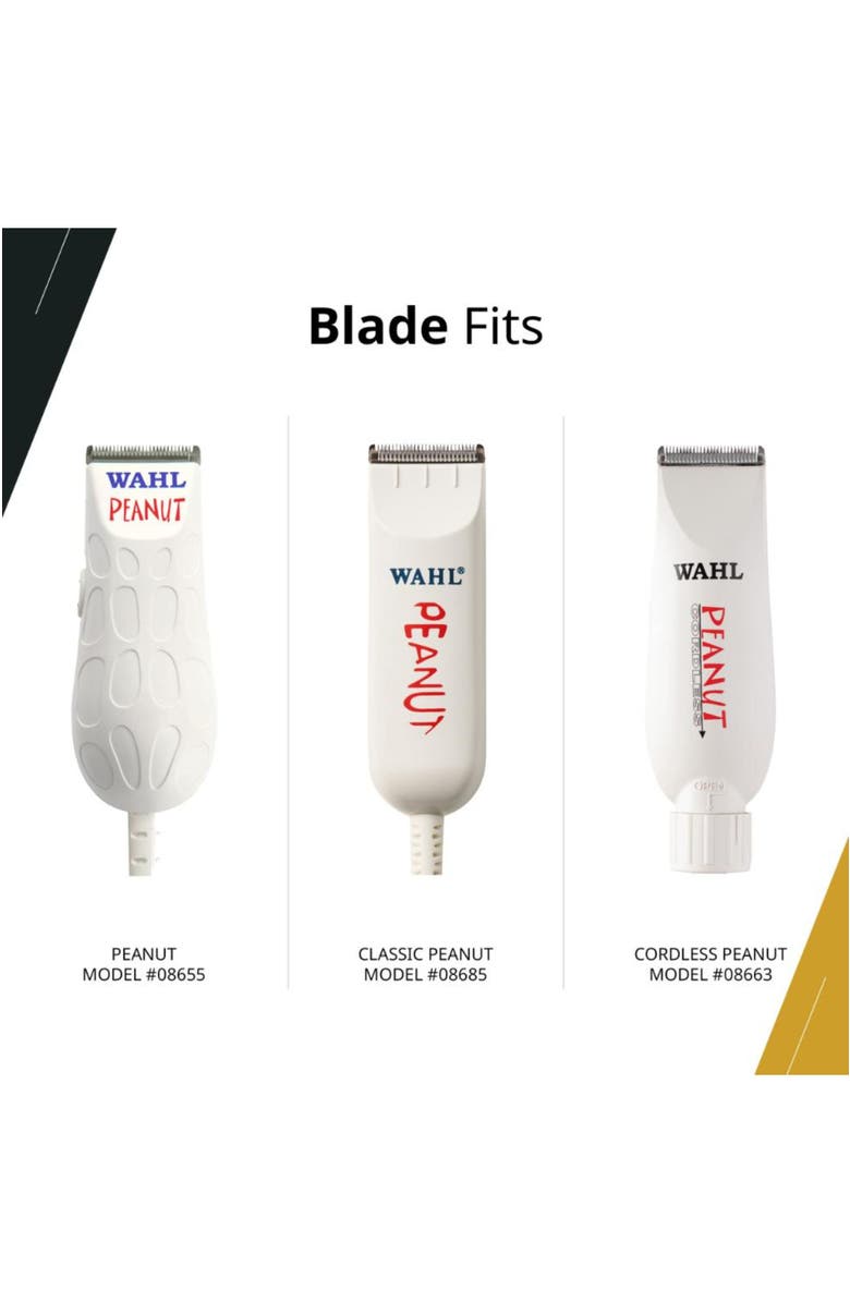 Wahl Professional Peanut Clipper/Trimmer Snap-On Blade - Professional-Quality Blade for Peanuts, Alternate, color, White