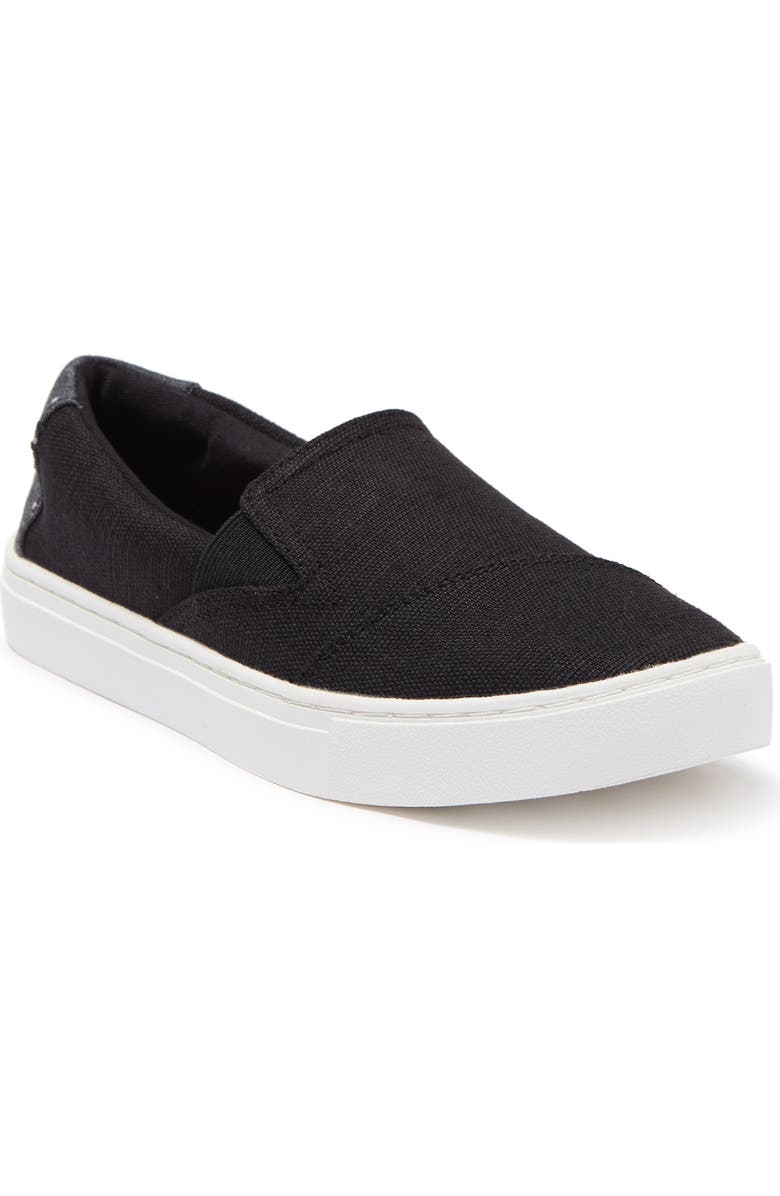 TOMS Luca Slip-On Shoe, Main, color, Black