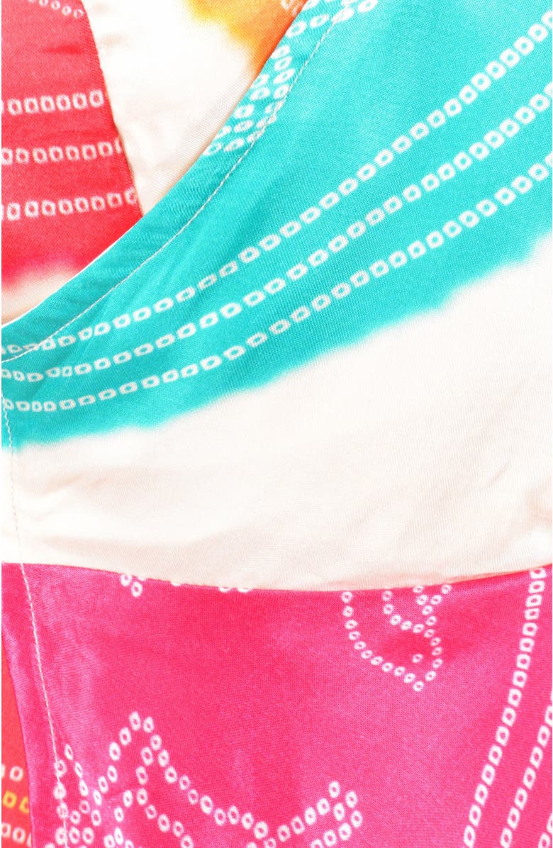 RAAS Isla Bandhani Wrap Dress, Alternate, color, White