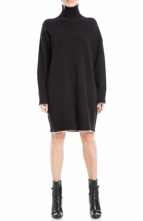 MAX STUDIO Long Sleeve Turtleneck Dress