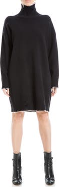 MAX STUDIO Long Sleeve Turtleneck Dress