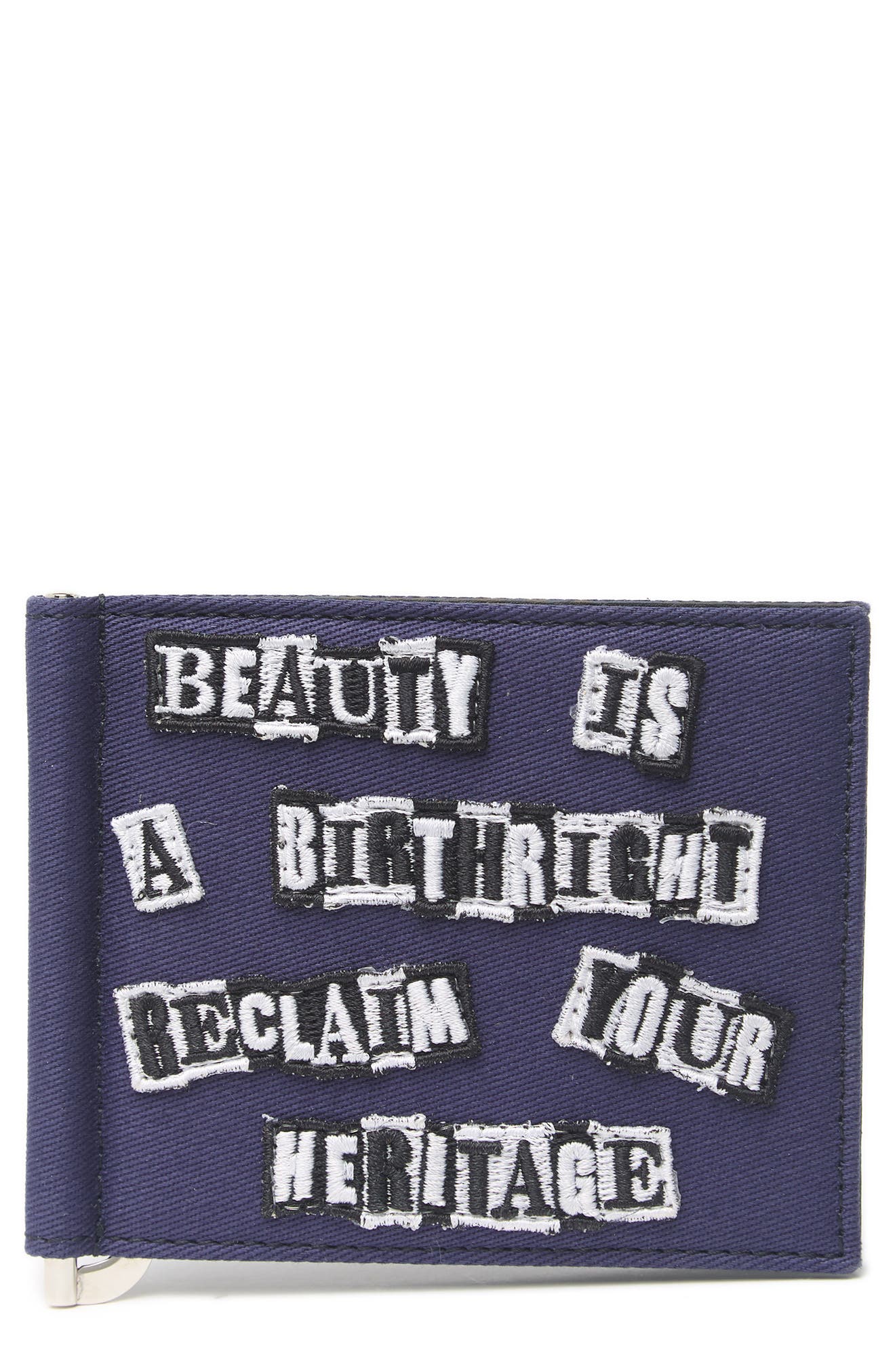 Valentino Beauty Letter Patch Bifold Wallet (Men) | Nordstromrack
