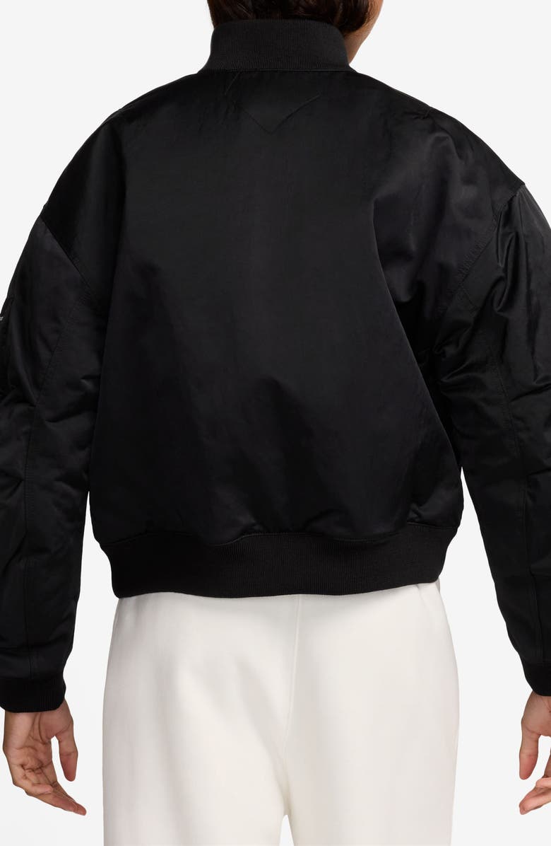 Jordan Renegade Nylon Bomber Jacket, Alternate, color, 