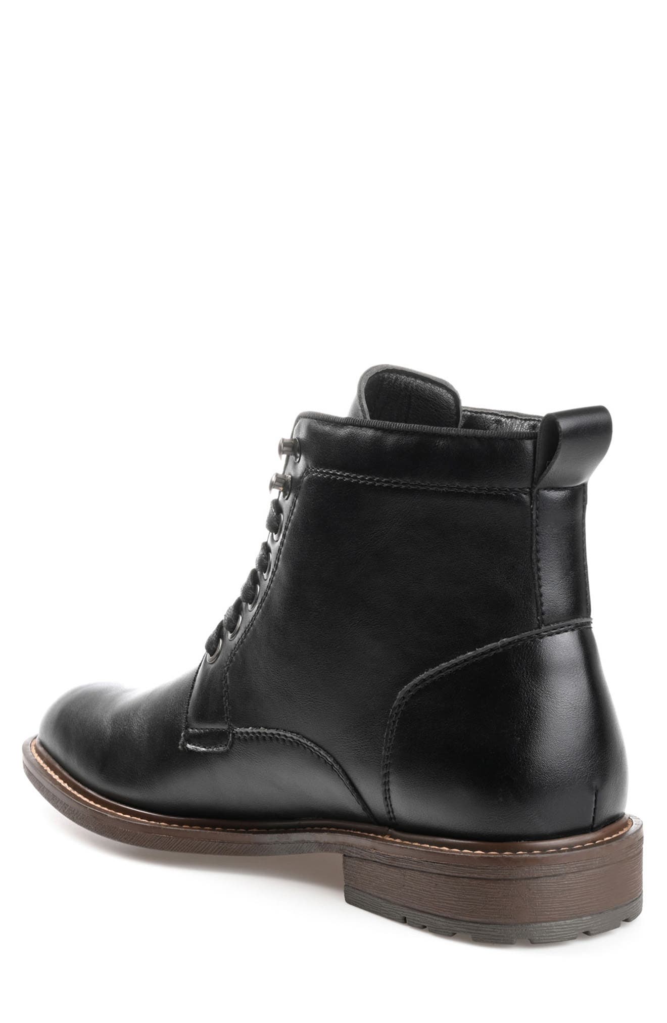 VANCE CO Langford Vegan Leather Ankle Boot, Alternate, color, Black