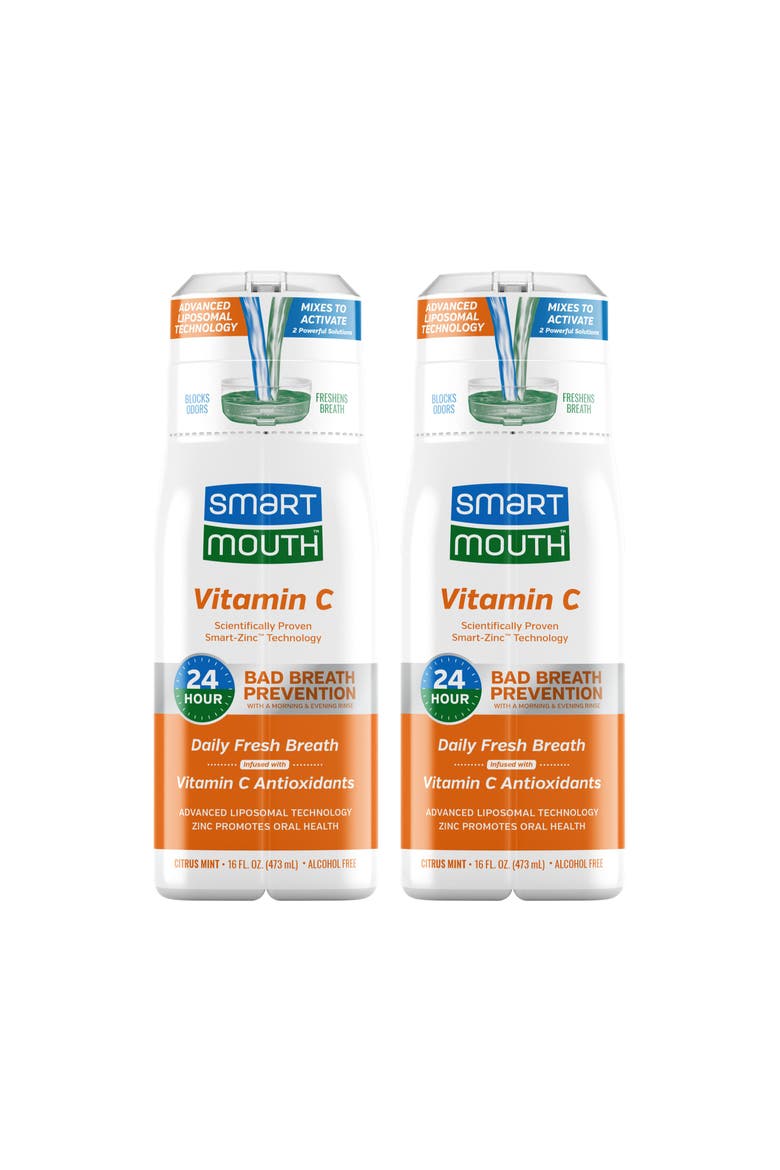 Advanced Liposomal Vitamin C Zinc-Activated Mouthwash 16 fl oz Each, 2-Pack, Main, color, Citrus Mint