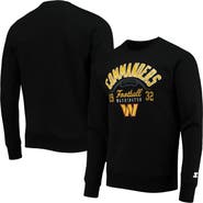 STARTER Men's Starter Black Washington Commanders Pullover Sweatshirt