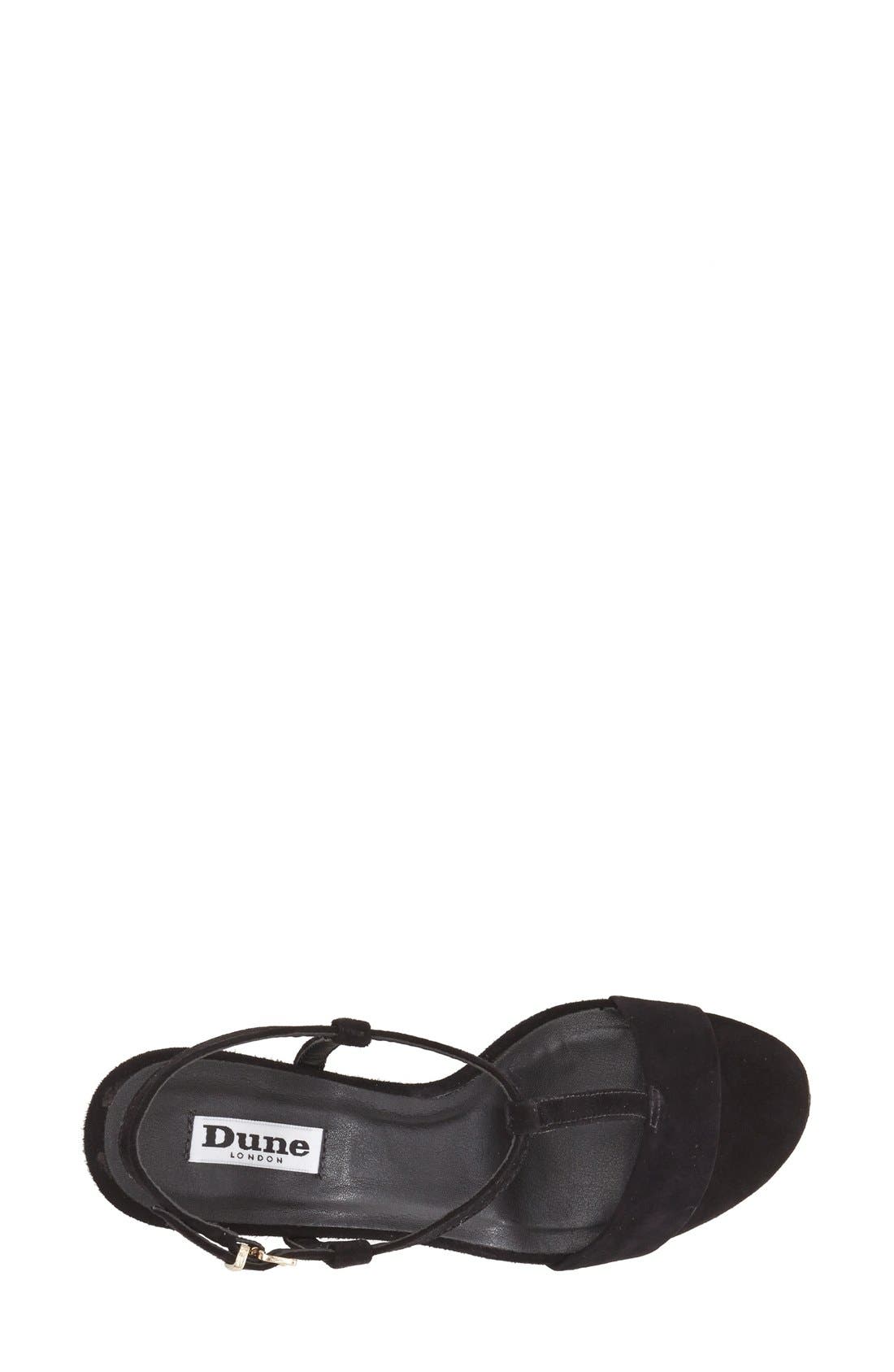 'Jilly' Sandal, Alternate, color, BLACK SUEDE