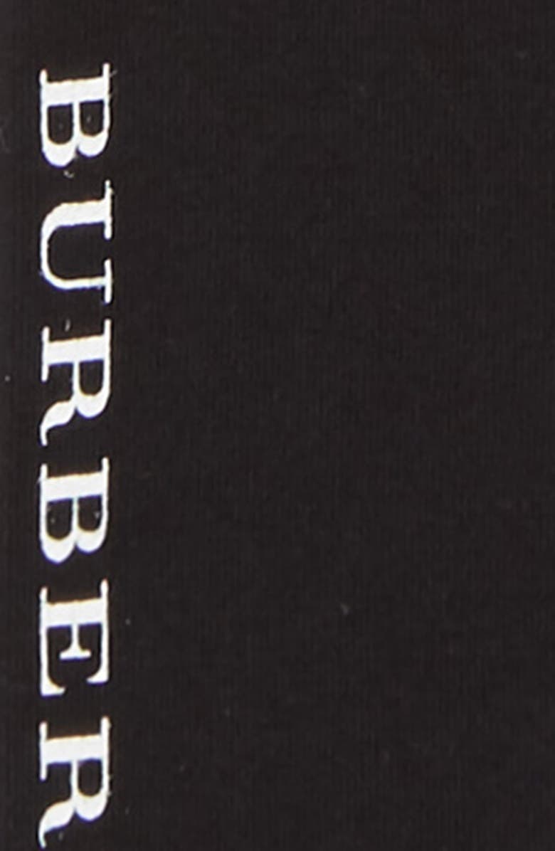 Burberry Logo Stretch Cotton Leggings, Alternate, color, 