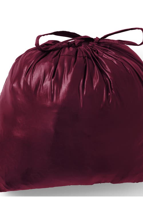 Lands' End Ultralight Packable Down Jacket In Burgundy