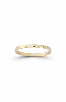 Ember Fine Jewelry Faceted Thin Band Ring