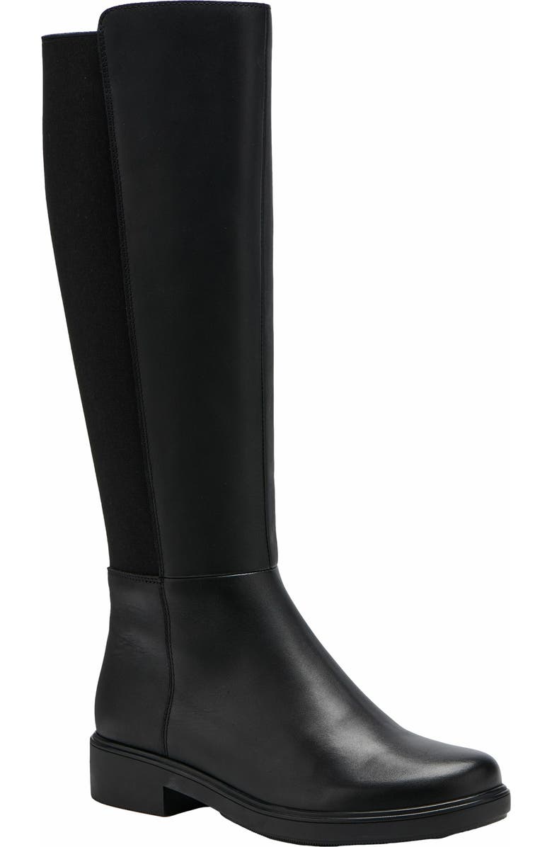 ABEO Compass Stretch Tall Boots, Main, color, Black - Metatarsal