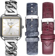 Jessica Simpson Siicone Watch Change Strap Set