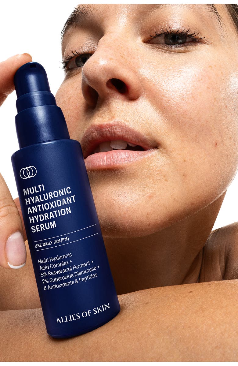 ALLIES OF SKIN Multi Hyaluronic Antioxidant Hydration Serum, Alternate, color, 