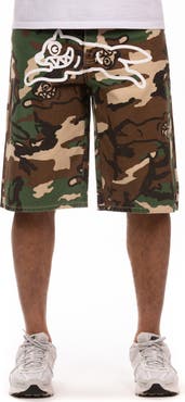 ICECREAM Icee Camo Twill Shorts