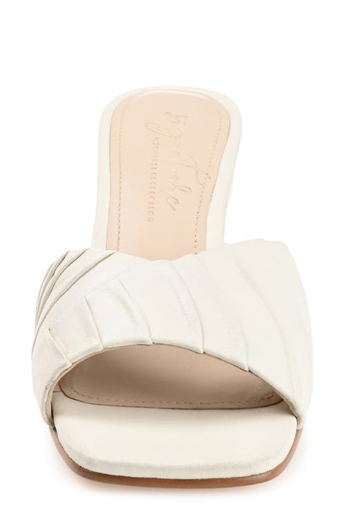 Journee Signature Juliette Sandal In Bone