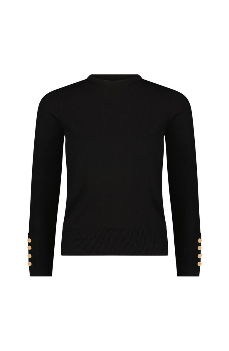 The Noli Shop Marcela Knit Top, Alternate, color, Black