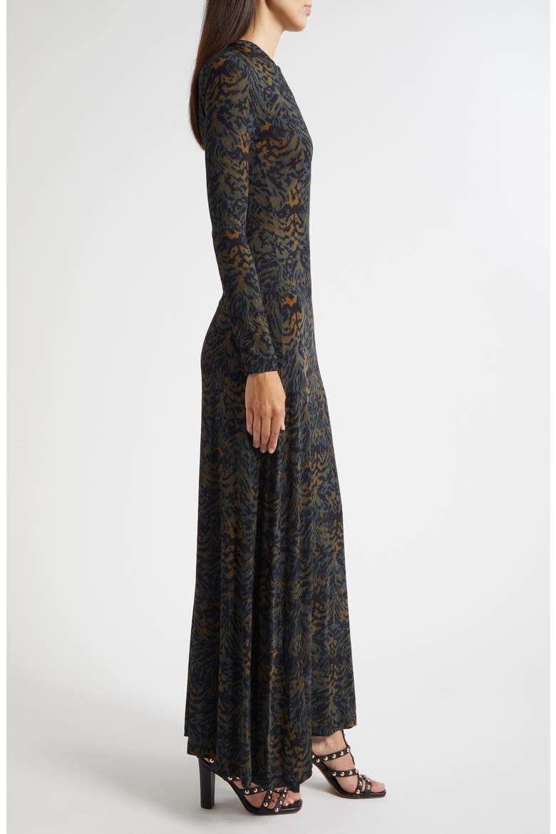 Amari Long Sleeve Knit Dress, Alternate, color, DESERT JASPER