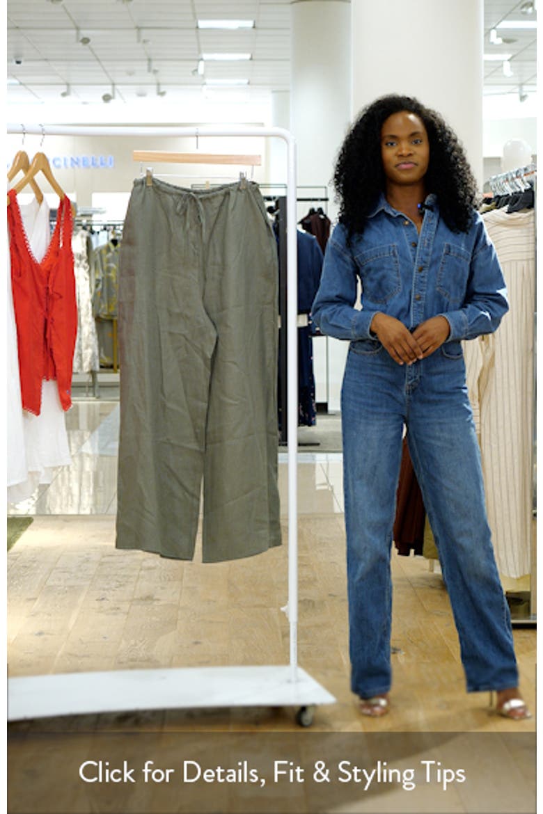 Clairo Linen Drawstring Pants video