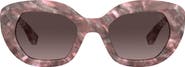 Stuart Weitzman 51mm Gradient Butterfly Sunglasses