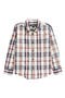  Ivory- Navy Heritage Plaid