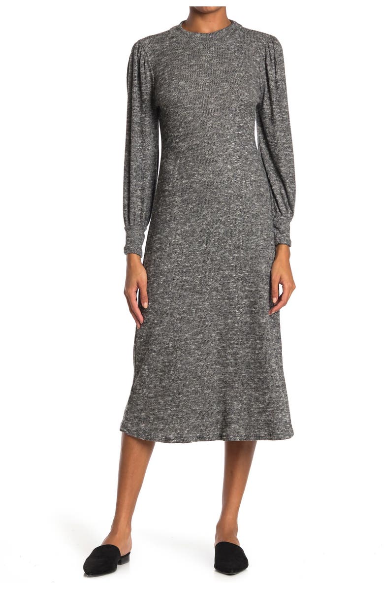 All in Favor Long Sleeve Sweater Dress, Main, color, 