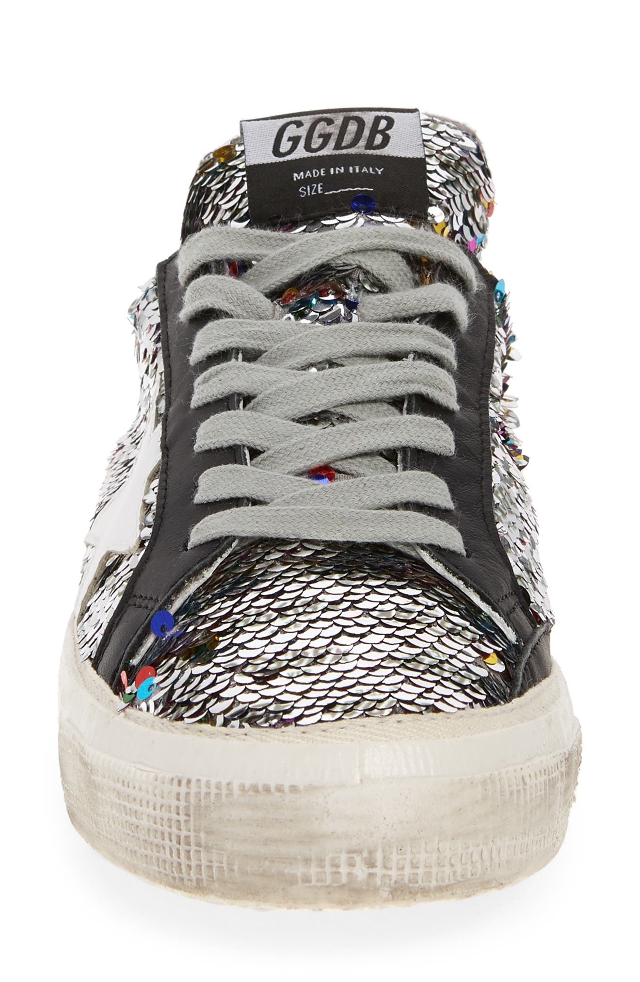 May Flip Sequin Sneaker, Alternate, color, RAINBOW SEQUIN