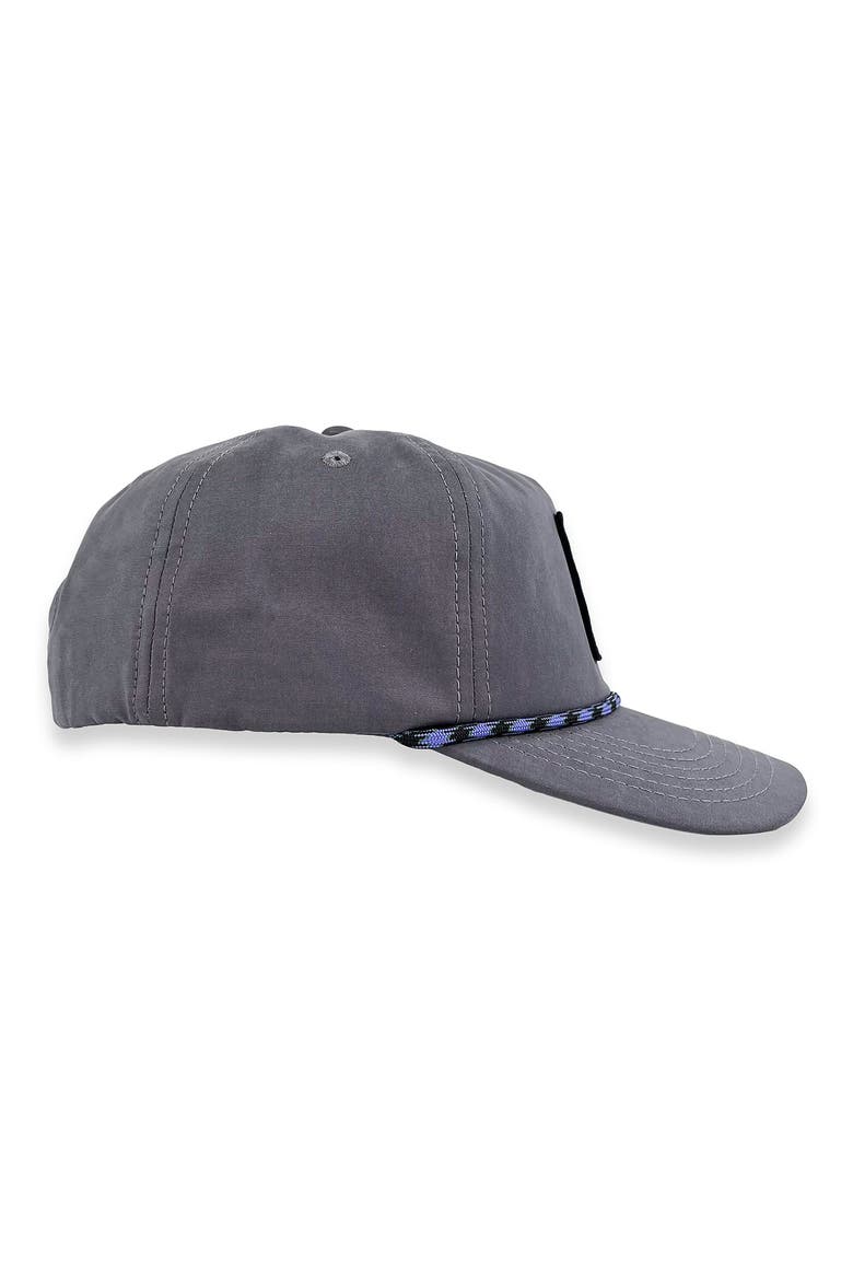 Duck & Cover Rope Trim Baseball Cap, Alternate, color, GRAY