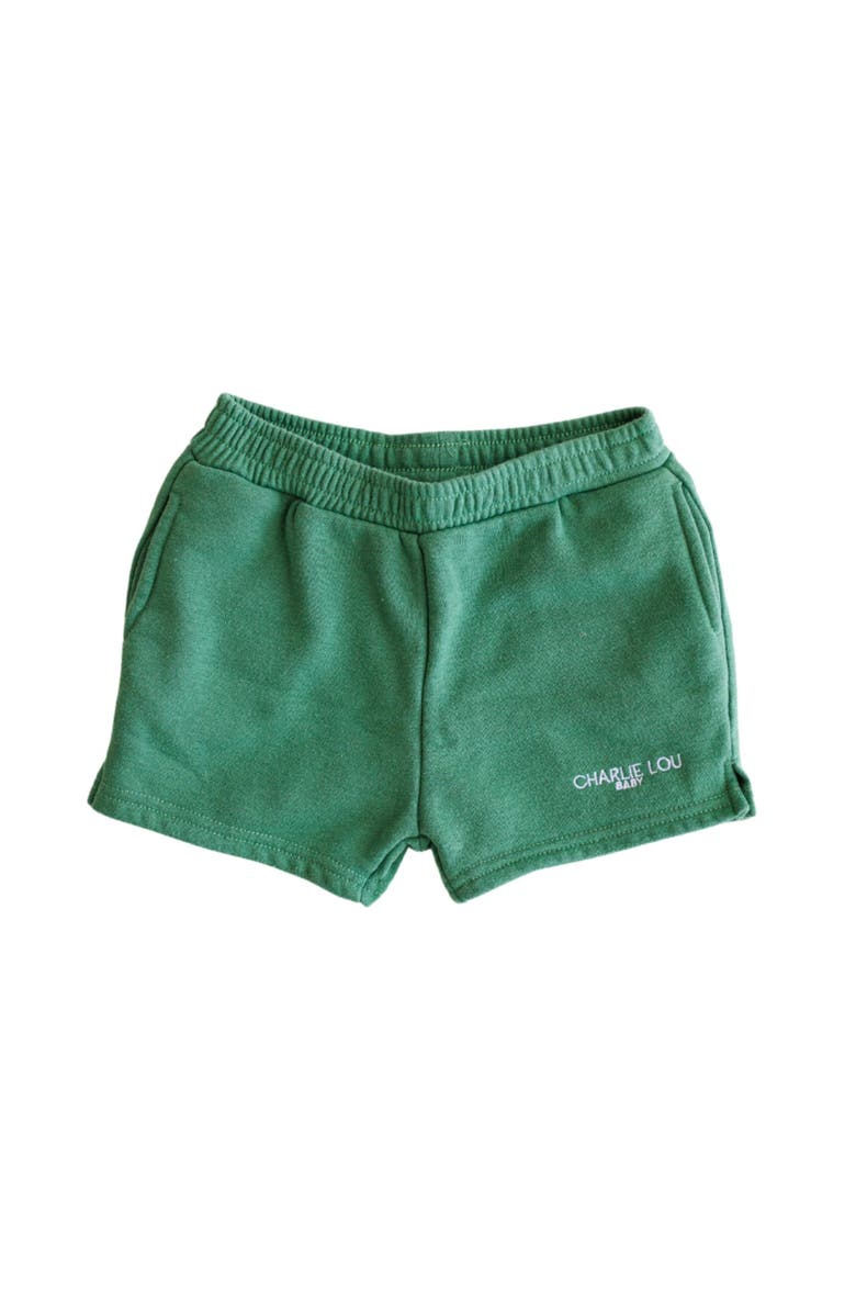 Charlie Lou Baby<sup>®</sup> Cool Kid Athleisure Shorts With Pockets, Main, color, Green