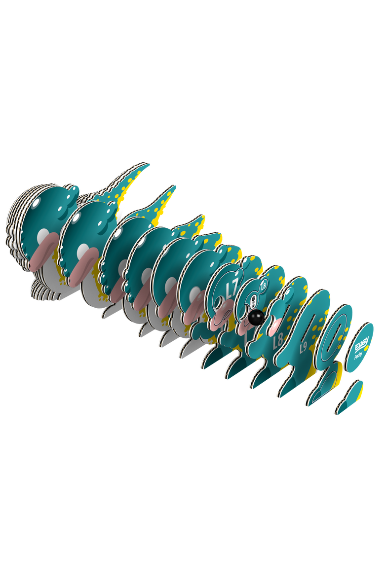 Pachy 3D Puzzle, Alternate, color, No Color