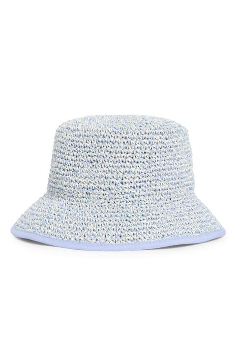 Two-Tone Crochet Bucket Hat