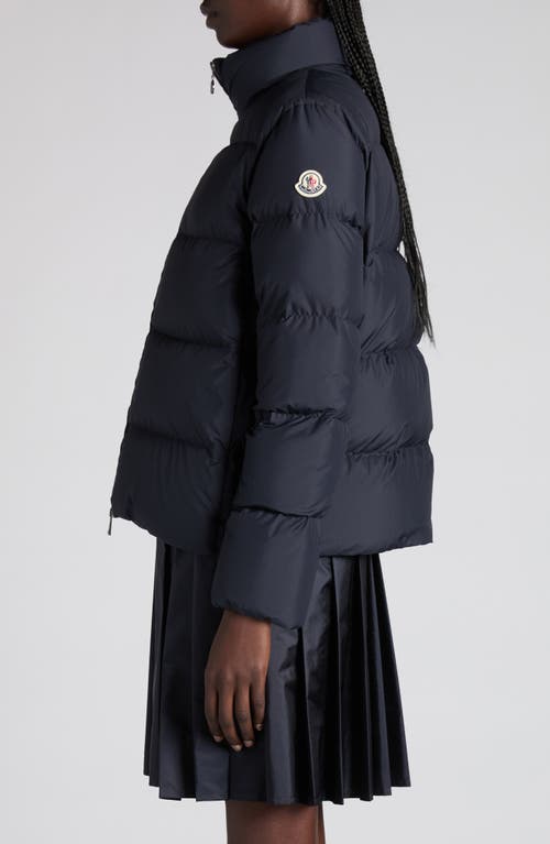 Moncler Women Blue Mauzun Short Down Jacket