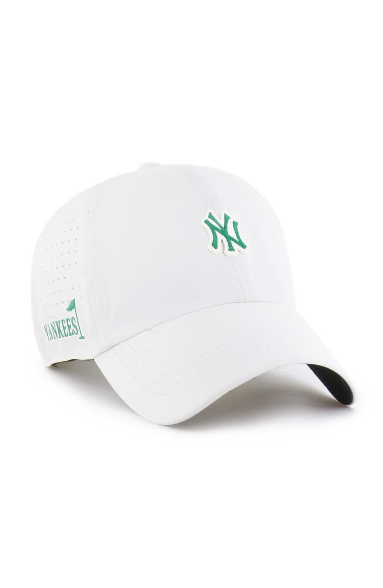 '47 Men's '47 White New York Yankees Elevated Greens Clean Up Adjustable Hat, Main, color, White