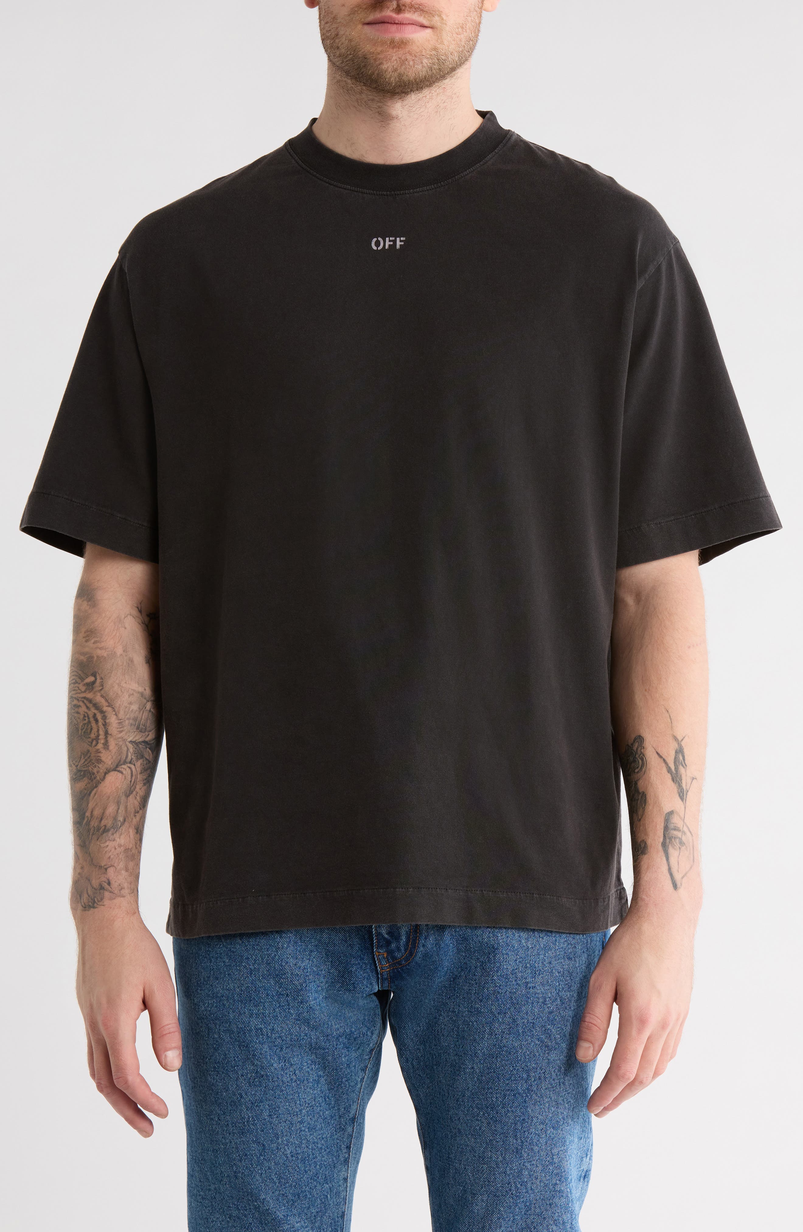 Off-White Slim Fit Logo Cotton Graphic T-Shirt | Nordstromrack