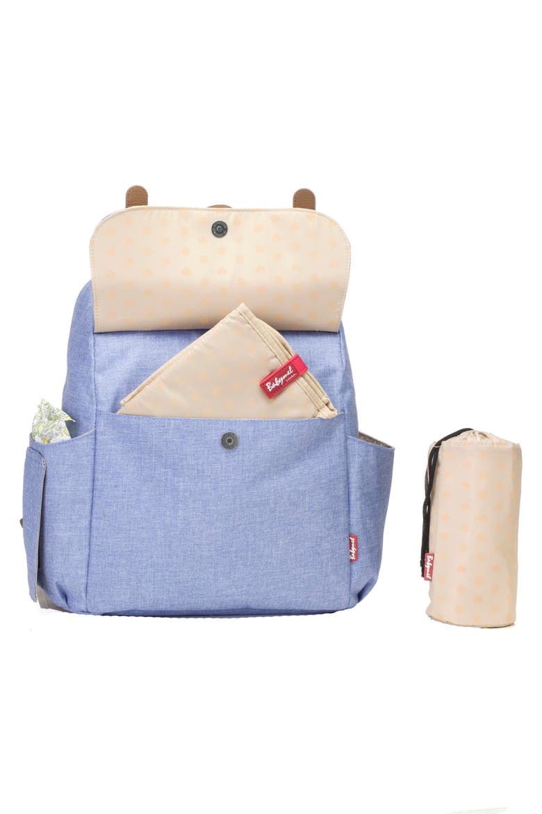 Robyn Convertible Diaper Backpack, Alternate, color, BLUEBELL