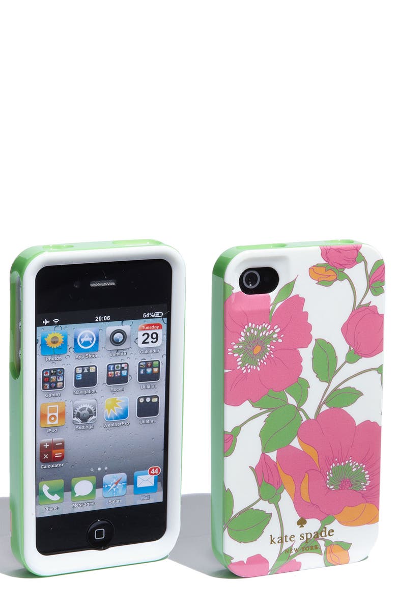 Kate Spade New York 'garden society' iPhone 4 & 4S case, Main, color,