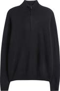Nordstrom Quarter Zip Cashmere Sweater