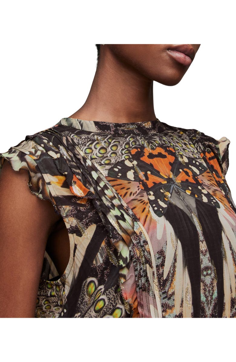 AllSaints Hali Gene Print Minidress, Alternate, color, 