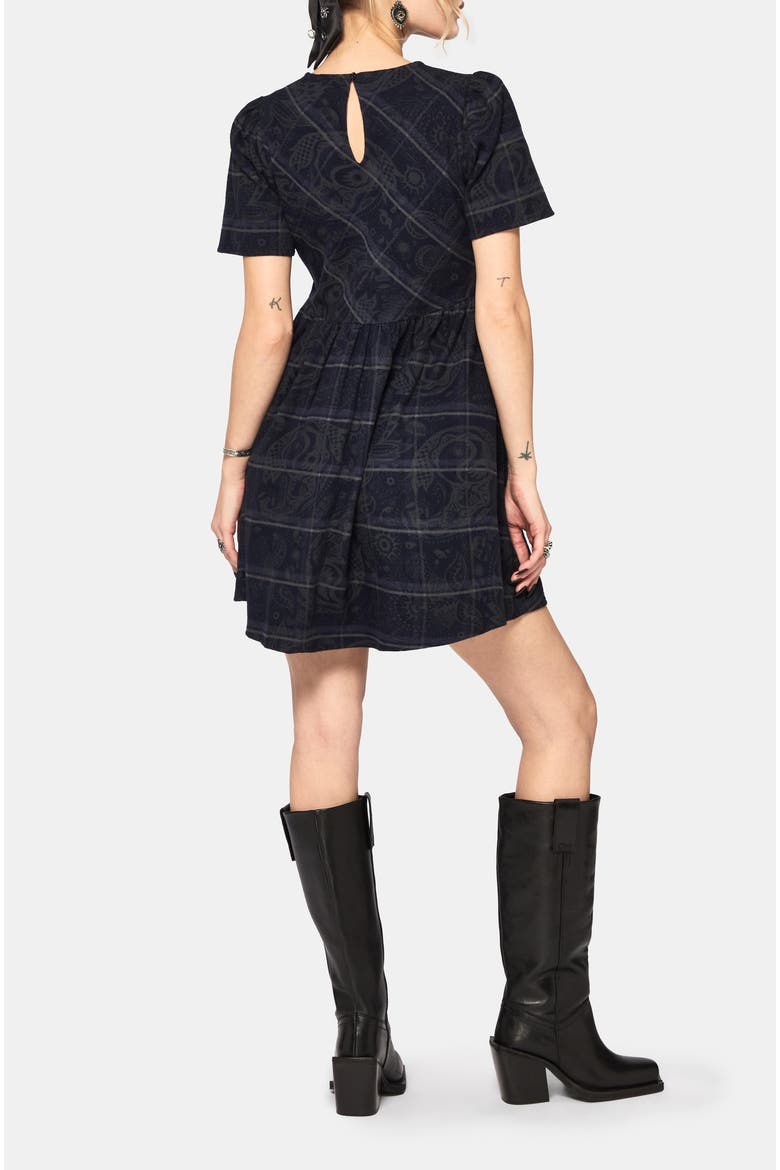 Plaith Mini Smock Dress, Alternate, color, Blue