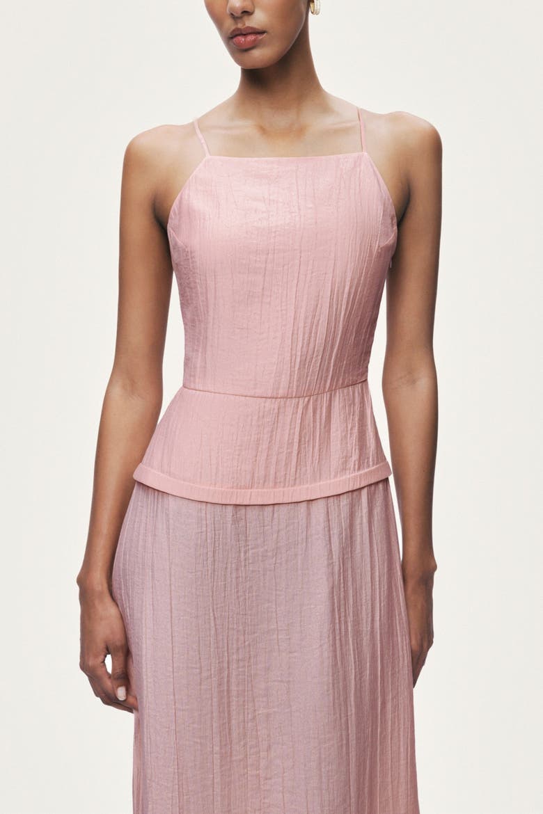 Spaghetti Strap Maxi Dress, Alternate, color, Pink