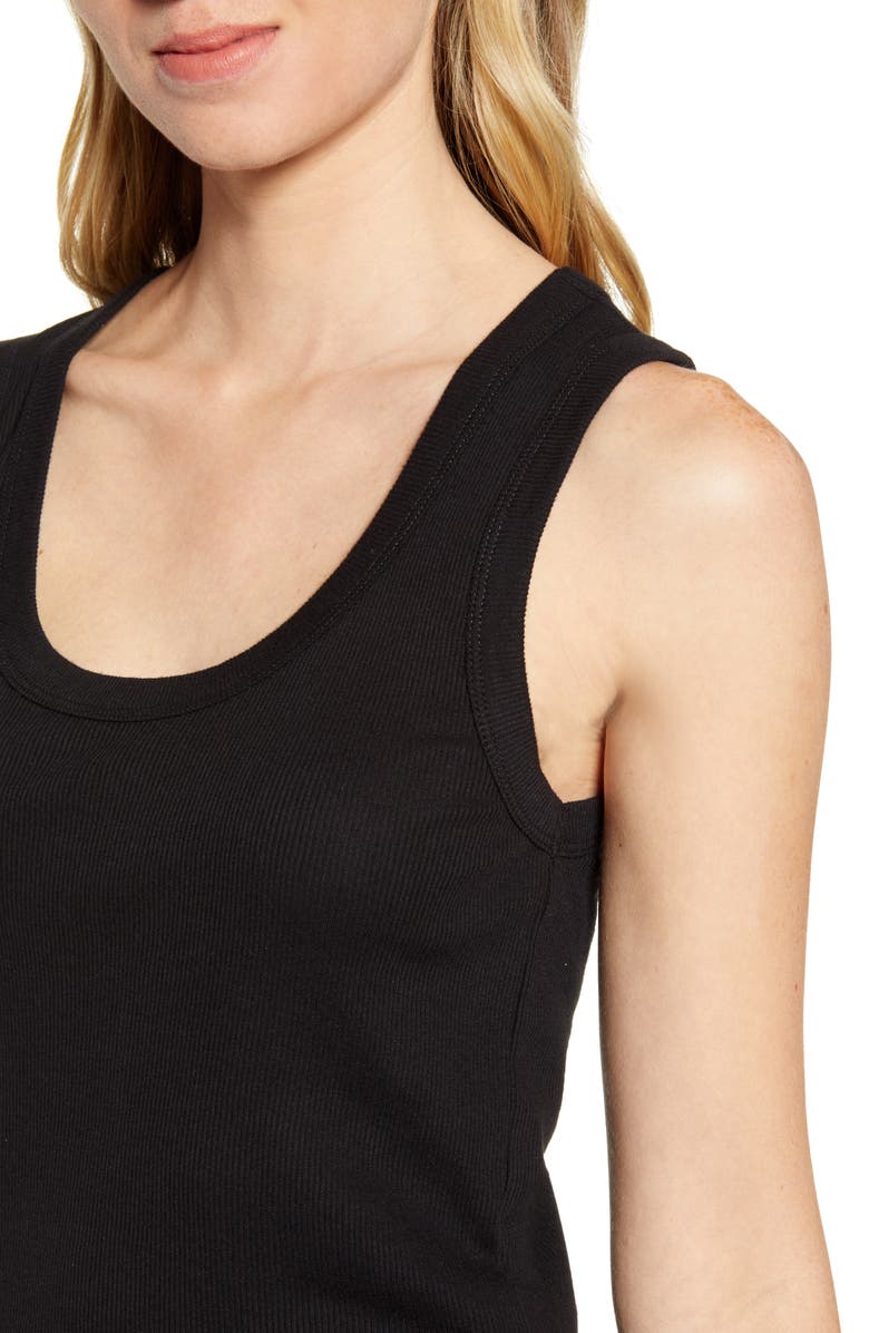 BP. Ribbed Scoop Neck Tank, Alternate, color,
