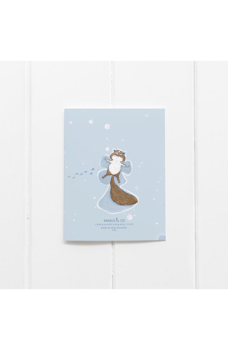 Ramus & Co Winter/Holiday Greeting Card Pack Sets (3 ct) Yeti Snow Angel, Alternate, color, Multi-Pack