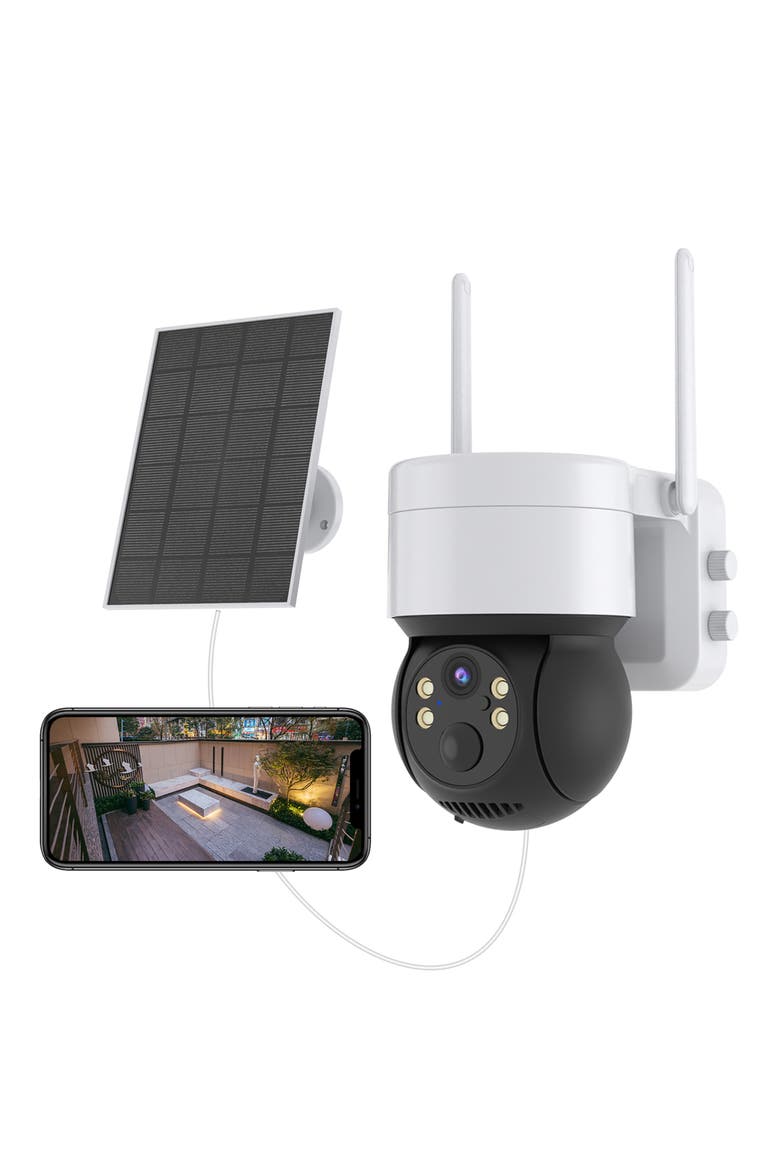 Smart WiFi Spotlight Battery Camera, Main, color, White