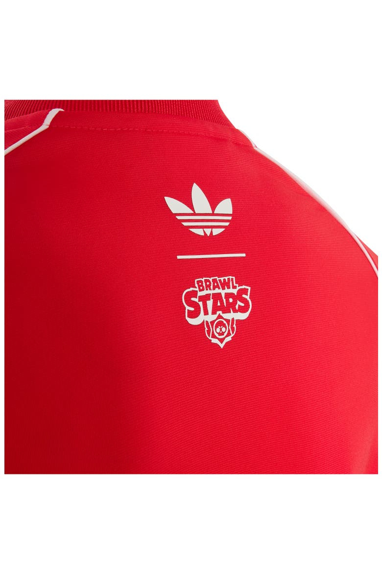 Kids' Brawl Stars Track Jacket, Alternate, color, PURE RUBY/ WHITE