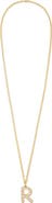 ROXANNE ASSOULIN The Big Puffy Initial Pendant Necklace