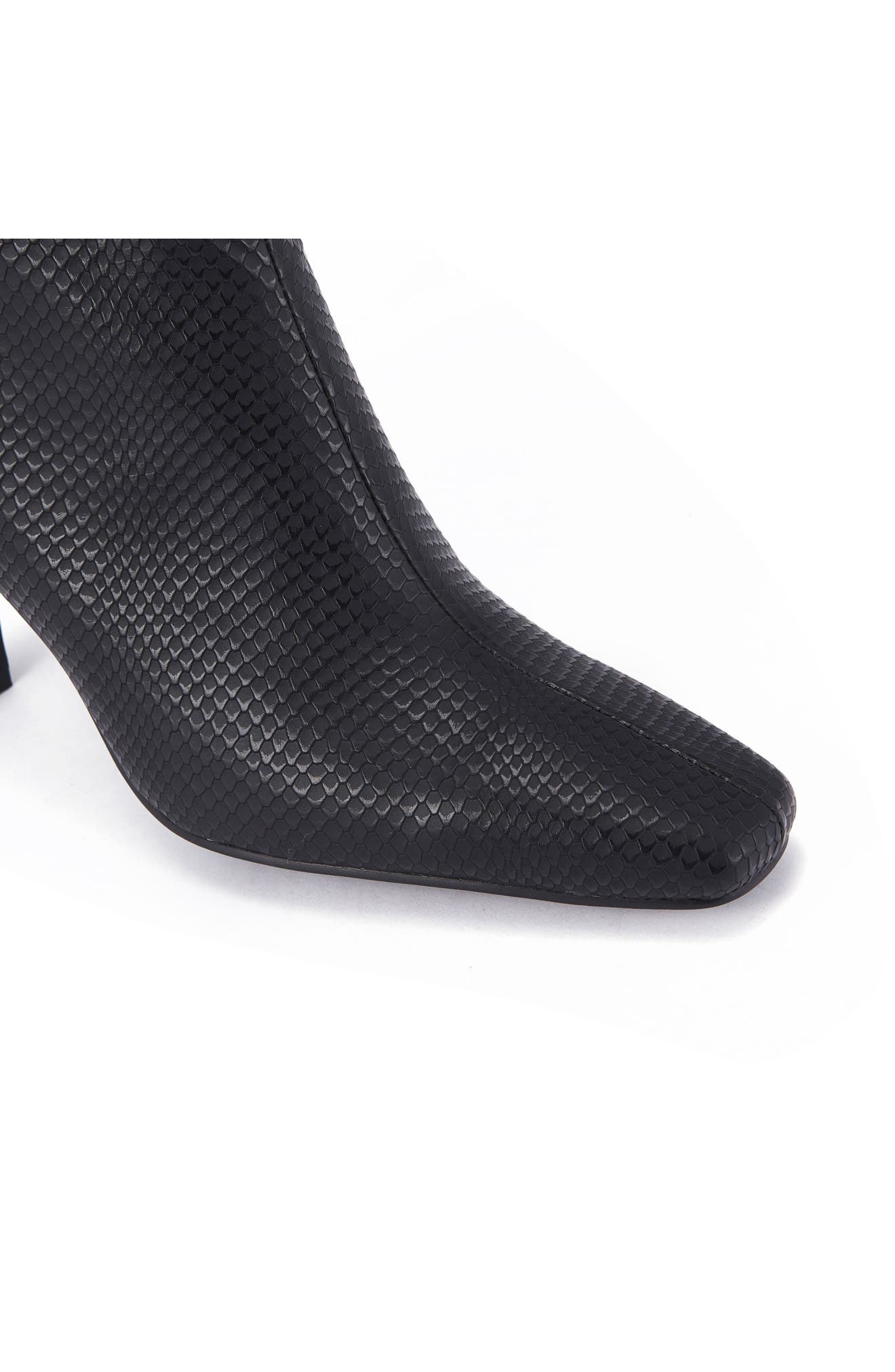 Fallon Faux Leather Knee High Boot, Alternate, color, BLACK PYTHON