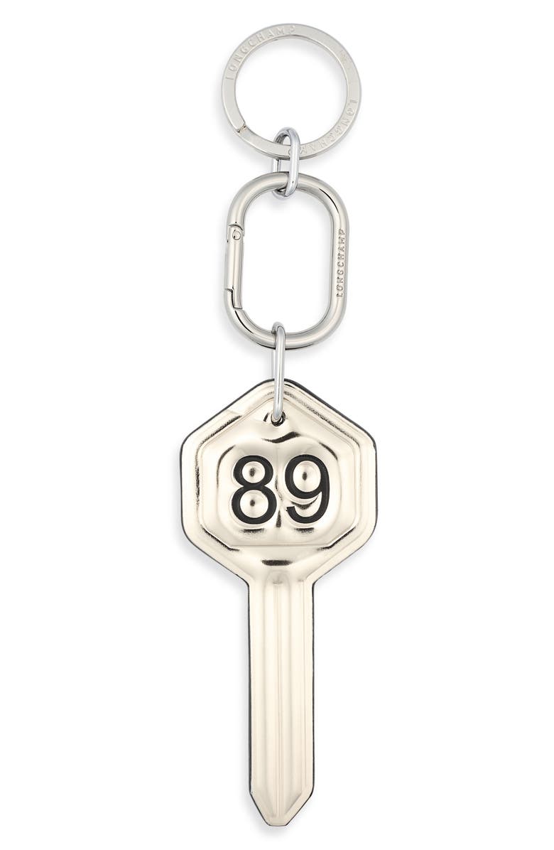 Longchamp 89 Key Carabiner Clip, Main, color, Gold