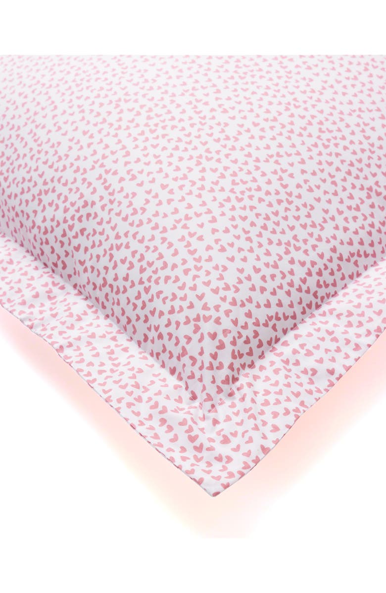 Petite Plume Signature Collection Sweethearts Euro Pillow Sham, Alternate, color, Pink