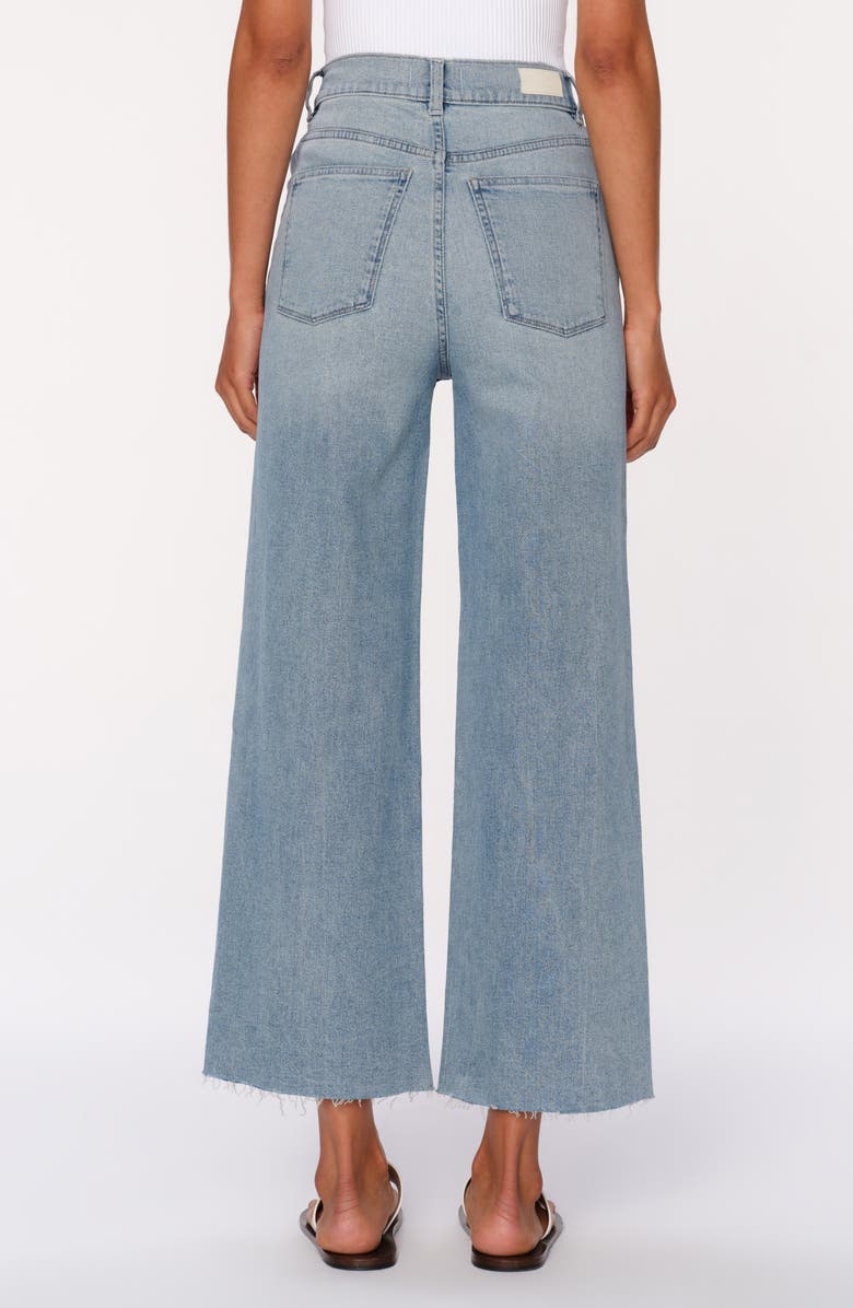 DL1961 Hepburn Raw Hem High Waist Ankle Wide Leg Jeans, Alternate, color, 