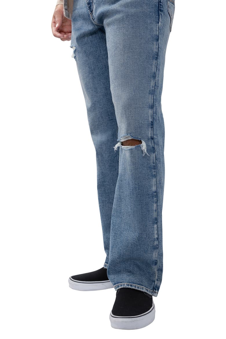 Zac Destructed Relaxed Straight Leg Jeans, Alternate, color, ROCKSTEDY
